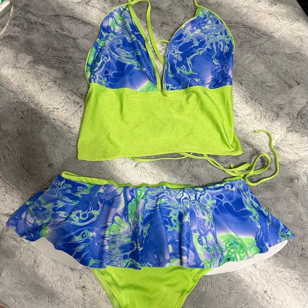 DubLuv Green and Blue Rave Set